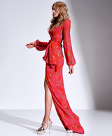 SAMPLE SALE: ATAAHUA IN TAN SILK USA 4